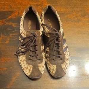 Coach tennis shoes size 8
